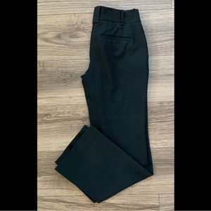 Anne Taylor Petite Black Wide Cut Dress Pants
